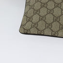 GUCCI GG Supreme Shoulder Bag PVC Beige Gold 141626 Auth BA2287-15