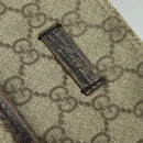 GUCCI GG Supreme Shoulder Bag PVC Beige Gold 141626 Auth BA2287-17