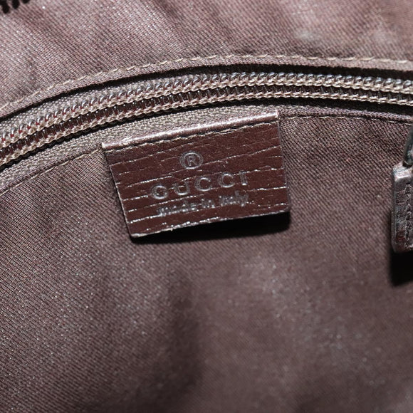 GUCCI GG Supreme Shoulder Bag PVC Beige Gold 141626 Auth BA2287