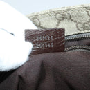 GUCCI GG Supreme Shoulder Bag PVC Beige Gold 141626 Auth BA2287-12