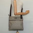 GUCCI GG Supreme Shoulder Bag PVC Beige Gold 141626 Auth BA2287-22