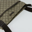 GUCCI GG Supreme Shoulder Bag PVC Beige Gold 141626 Auth BA2287-6