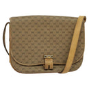 GUCCI Micro GG Supreme Shoulder Bag PVC Beige Gold 001 406 1780 Auth BA2288-1