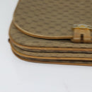 GUCCI Micro GG Supreme Shoulder Bag PVC Beige Gold 001 406 1780 Auth BA2288-15