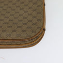 GUCCI Micro GG Supreme Shoulder Bag PVC Beige Gold 001 406 1780 Auth BA2288-18