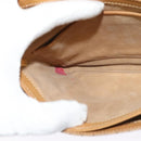 GUCCI Micro GG Supreme Shoulder Bag PVC Beige Gold 001 406 1780 Auth BA2288-11