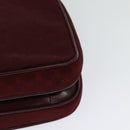 GUCCI Micro GG Canvas Shoulder Bag Red Gold Auth BA2289-16