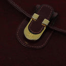 GUCCI Micro GG Canvas Shoulder Bag Red Gold Auth BA2289-17