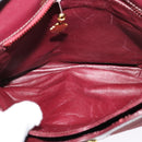 GUCCI Micro GG Canvas Shoulder Bag Red Gold Auth BA2289-11