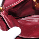 GUCCI Micro GG Canvas Shoulder Bag Red Gold Auth BA2289-20