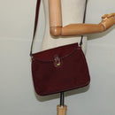 GUCCI Micro GG Canvas Shoulder Bag Red Gold Auth BA2289-22