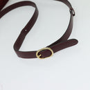 GUCCI Micro GG Canvas Shoulder Bag Red Gold Auth BA2289-7