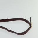 GUCCI Micro GG Canvas Shoulder Bag Red Gold Auth BA2289-8