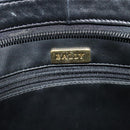 BALLY Shoulder Bag Leather Black Gold Auth BA2292-10