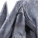 BALLY Hand Bag Leather Black Gold Auth BA2293-20