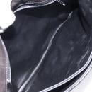 BALLY Hand Bag Leather Black Gold Auth BA2296-10