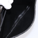 BALLY Hand Bag Leather Black Gold Auth BA2296-24