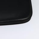 BALLY Shoulder Bag Leather Black Gold Auth BA2300-16