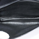 BALLY Shoulder Bag Leather Black Gold Auth BA2300-11