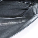 BALLY Shoulder Bag Leather Black Gold Auth BA2300-19