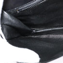 BALLY Shoulder Bag Leather Black Gold Auth BA2300-20