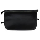 BALLY Shoulder Bag Leather Black Gold Auth BA2300-2