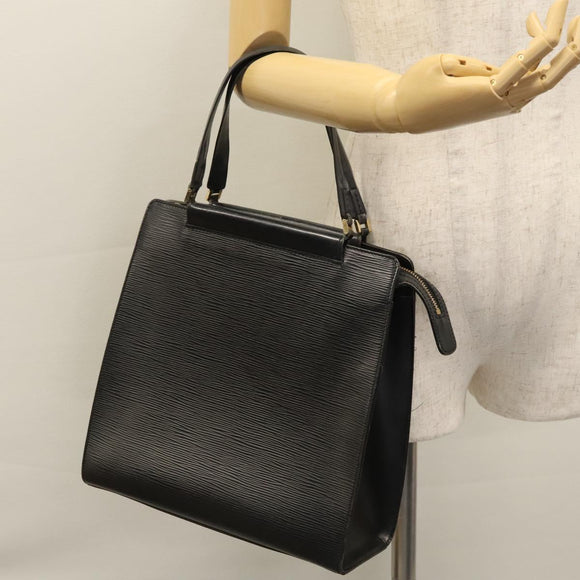 LOUIS VUITTON Epi Figari MM Hand Bag Black M52002 LV Auth BA231