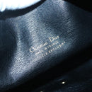 Christian Dior Shoulder Bag Leather Black Gold Auth BA2316-11