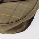 Burberrys Nova Check Shoulder Bag Canvas Beige Gold Auth BA2319-14