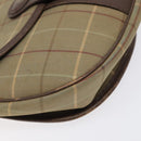 Burberrys Nova Check Shoulder Bag Canvas Beige Gold Auth BA2319-15