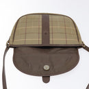 Burberrys Nova Check Shoulder Bag Canvas Beige Gold Auth BA2319-11