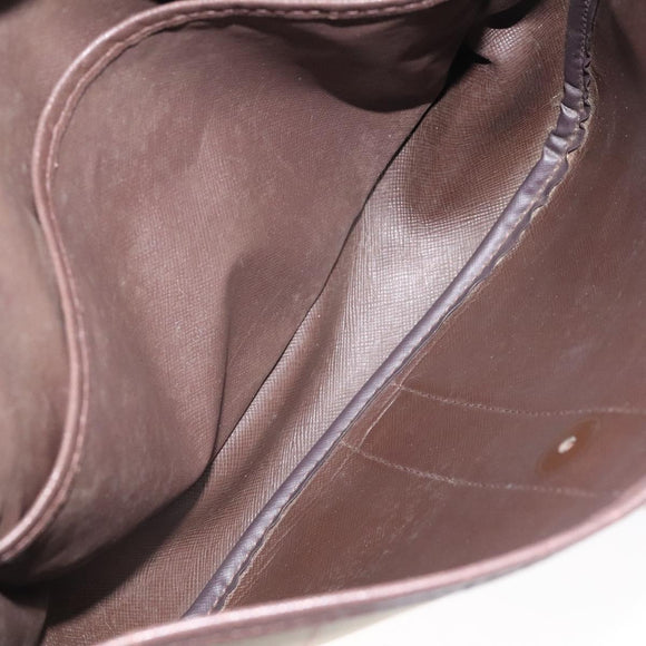 Burberrys Nova Check Shoulder Bag Canvas Beige Gold Auth BA2319