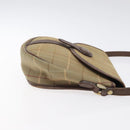 Burberrys Nova Check Shoulder Bag Canvas Beige Gold Auth BA2319-3