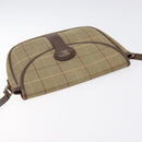 Burberrys Nova Check Shoulder Bag Canvas Beige Gold Auth BA2319-6