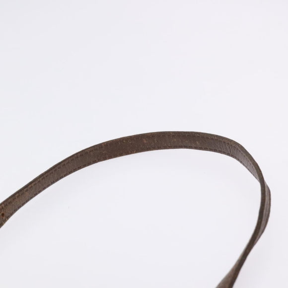 Burberrys Nova Check Shoulder Bag Canvas Beige Gold Auth BA2319