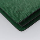 LOUIS VUITTON Epi Capuchin Shoulder Bag Green M52344 LV Auth BA232-15