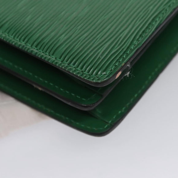 LOUIS VUITTON Epi Capuchin Shoulder Bag Green M52344 LV Auth BA232