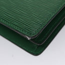 LOUIS VUITTON Epi Capuchin Shoulder Bag Green M52344 LV Auth BA232-9