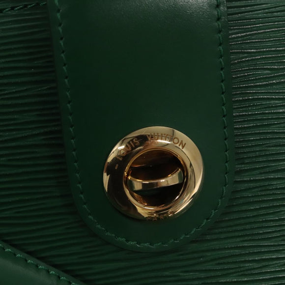 LOUIS VUITTON Epi Capuchin Shoulder Bag Green M52344 LV Auth BA232