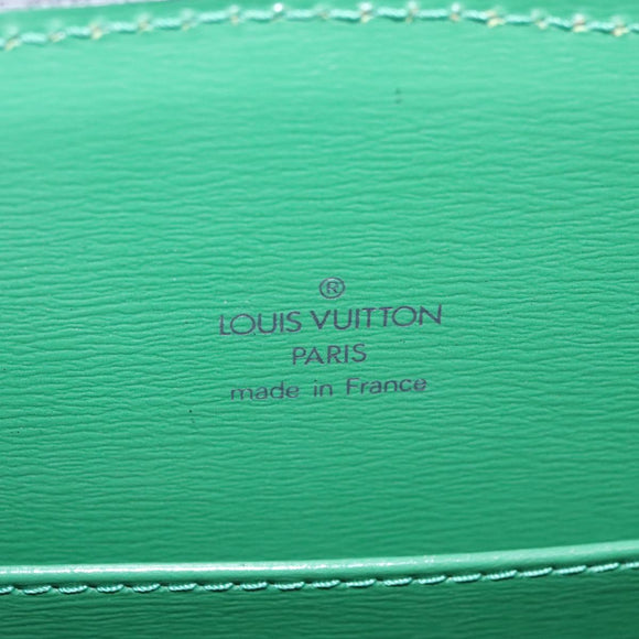 LOUIS VUITTON Epi Capuchin Shoulder Bag Green M52344 LV Auth BA232