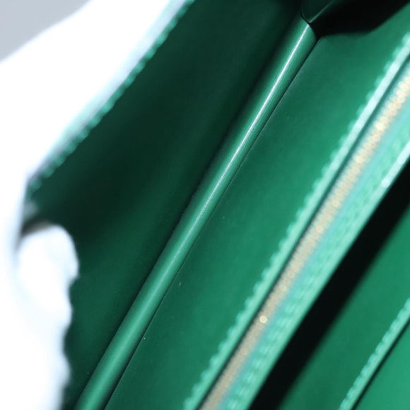 LOUIS VUITTON Epi Capuchin Shoulder Bag Green M52344 LV Auth BA232