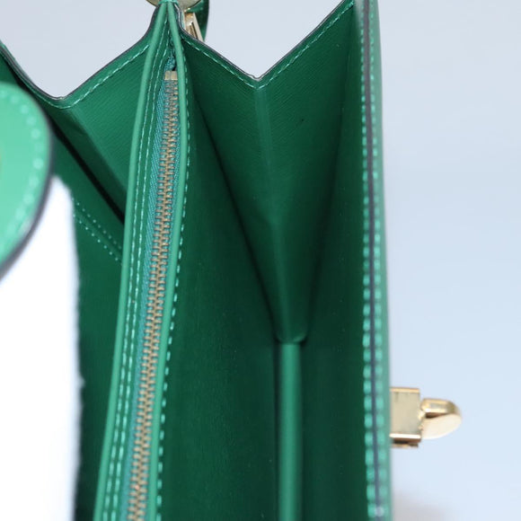 LOUIS VUITTON Epi Capuchin Shoulder Bag Green M52344 LV Auth BA232