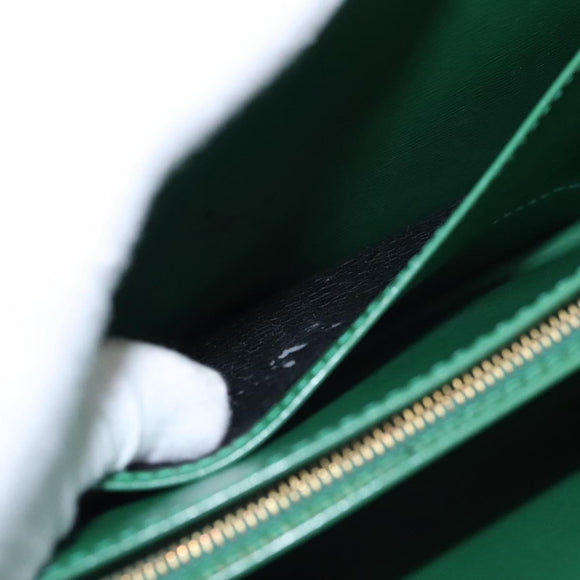 LOUIS VUITTON Epi Capuchin Shoulder Bag Green M52344 LV Auth BA232