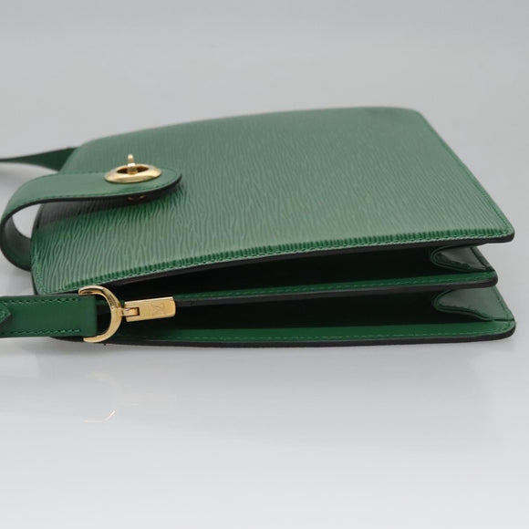 LOUIS VUITTON Epi Capuchin Shoulder Bag Green M52344 LV Auth BA232