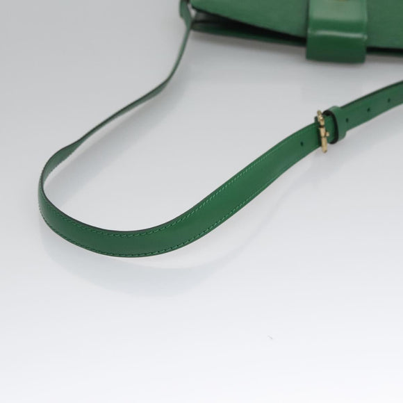 LOUIS VUITTON Epi Capuchin Shoulder Bag Green M52344 LV Auth BA232