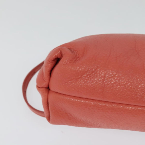 Chloe Lily Shoulder Bag Leather Pink Gold Auth BA2328