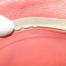 Chloe Lily Shoulder Bag Leather Pink Gold Auth BA2328-22