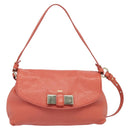 Chloe Lily Shoulder Bag Leather Pink Gold Auth BA2328-13