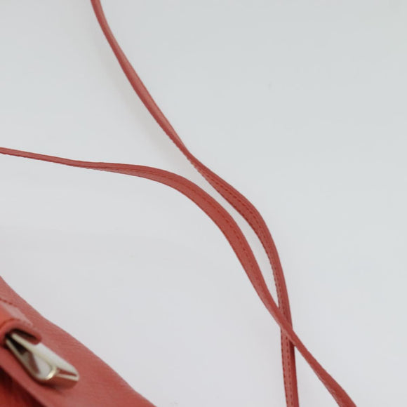 Chloe Lily Shoulder Bag Leather Pink Gold Auth BA2328