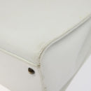 CHANEL Shoulder Bag Caviar Skin White CC Auth BA2340-16